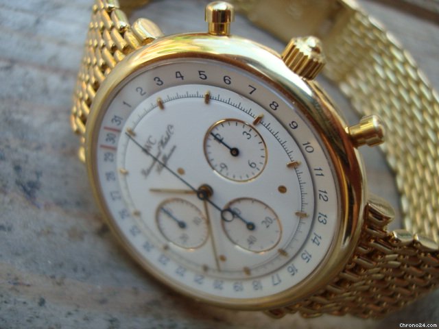 IWC Portofino Chronograph in Gelbgold von 1992 watches