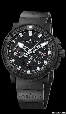 Ulysse Nardin BLACK SEA CHRONOGRAPH - 100 % NEW watches