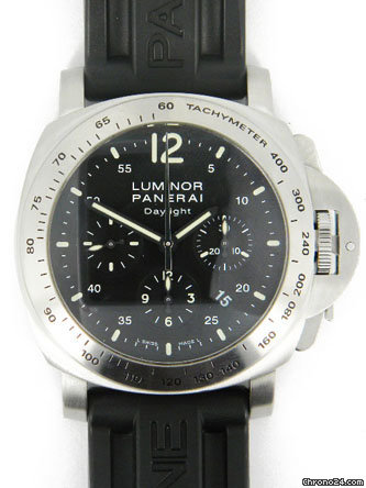 Panerai stainless steel Daylight Chronograph watches