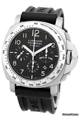 Panerai Gent's Stainless Steel Luminor Daylight Chronograph Strapwatch watches