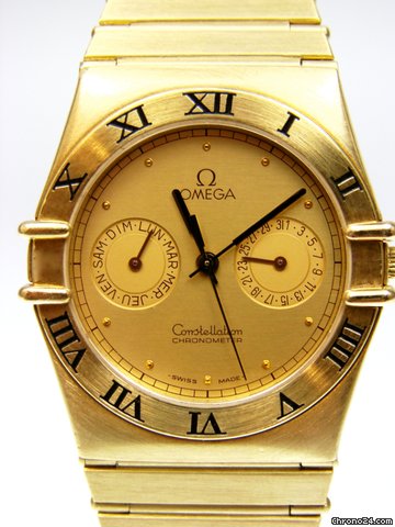 Omega CONSTELLATION DAY DATE Massiv 750 Gelbgold watches