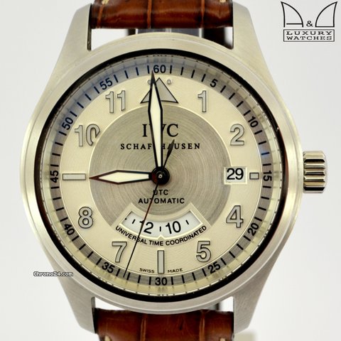 IWC IW325110 SPITFIRE PILOT UTC ACCIAIO watches