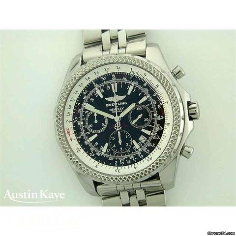 Breitling Bently Motors steel automatic chronograph on bracelet watches