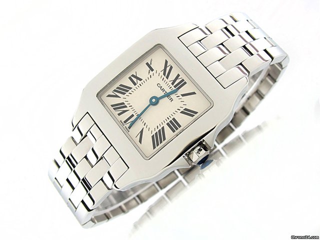Cartier "SANTOS DEMOISELLE W25065Z5" 26 mm Edelstahl Quarz watches