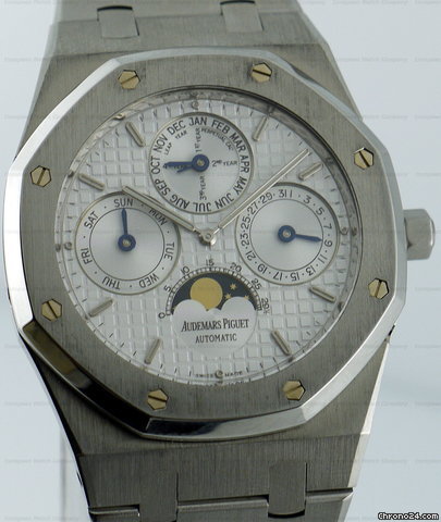Audemars Piguet Royal Oak Quantime Perpetual Calendar SS/SS White watches