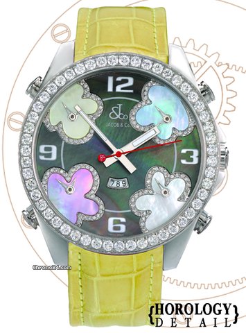 Jacob & Co. Five Time Zone Diamond Accent 47mm - JCATH9 watches