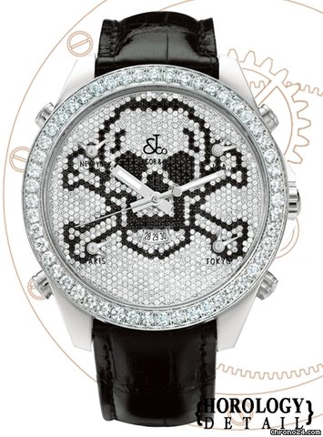 Jacob & Co. Five Time Zone Diamond Skull47mm - JCSKULL watches