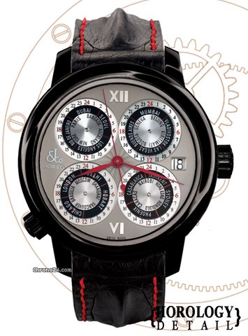 Jacob & Co. 33 Time Zone Automatic World Time GMT-GMT4BC watches