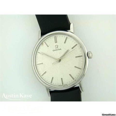 Omega steel manual on strap watches