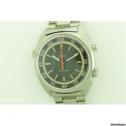 Omega Seamaster Chronostop steel manual on strap watches