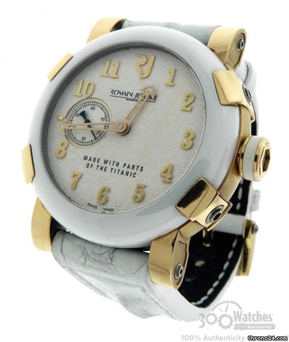 Romain Jerome Titanic-DNA 18K Rose Gold & White Ceramic Watch watches