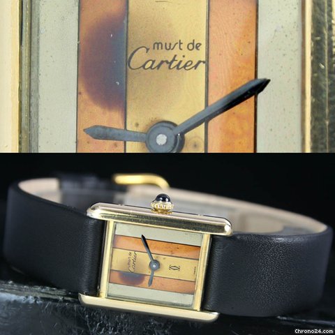 Cartier Must De Tank Vermeil Gold Plated watches