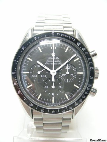 Omega Speedmaster chronographe full steel/complet acier cadran noir/black dial watches