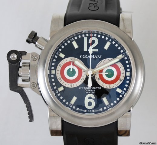 Graham CHRONOFIGHTER MARK II OVERLORD LIMITED EDITION ITALIA 50P. watches