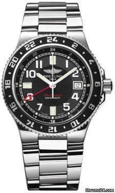 Breitling Superocean GMT Stainless Steel watches