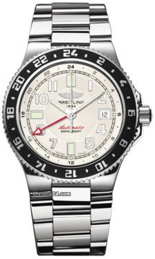 Breitling Superocean GMT Stainless Steel watches