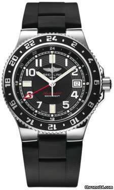 Breitling Superocean GMT Stainless Steel watches