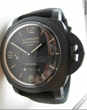 Panerai Luminor 1950 10 Days GMT - PAM00335 - Ceramic watches