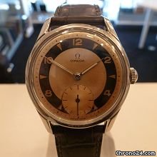 Omega vintage bicolor mechanical watches