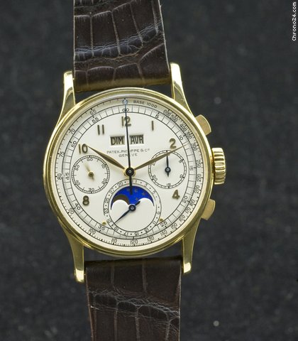 Patek Philippe 1518 yellow gold watches