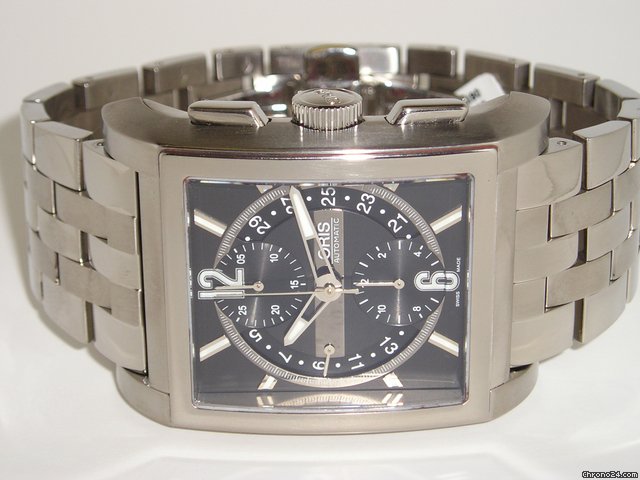 Oris Rectangular Titan Chronograph watches