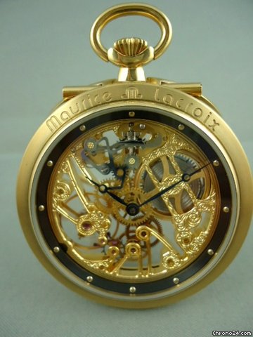 Maurice Lacroix Pocket Watch Ref Masterpiece squelette watches