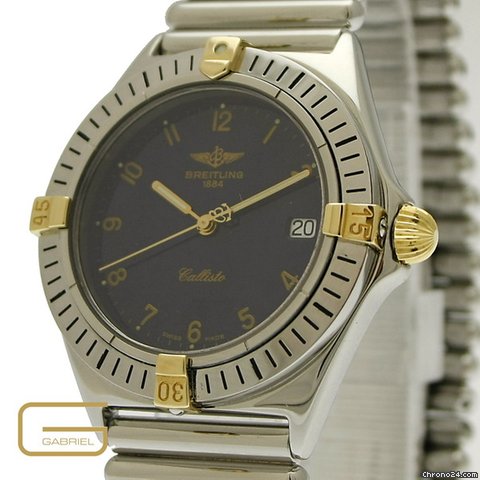 Breitling Callisto Stahl-Goldreiter watches