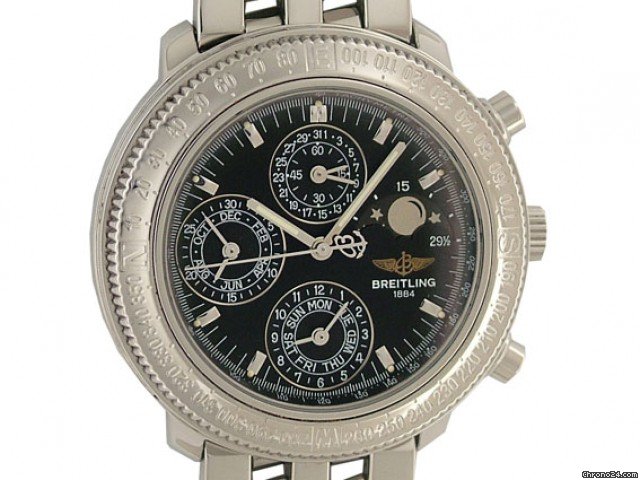 Breitling Astromat Chrono 1461 Ref. A19405 Vollkalender Mondphase Vintage 40 mm watches