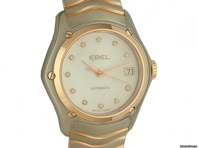 Ebel Classic Lady Stahl/Rosegold Diamond Perlmutt 27mm watches