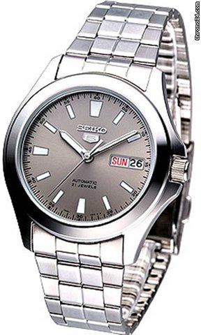 Seiko 5 Automatic Gray Dial Mens Watch SNKL03 watches