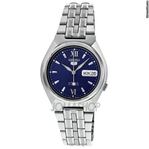 Seiko 5 Automatic Blue Dial Stainless Steel Mens Watch SNK319 watches