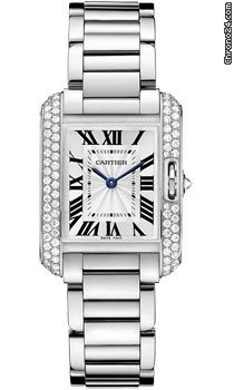 Cartier Tank Anglaise White Gold With Diamonds watches