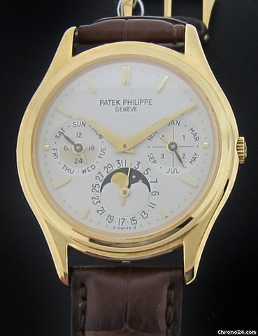Patek Philippe Yellow Gold Perpetual Calendar Automatic Watch 3940 watches