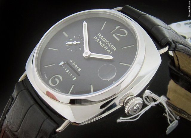 Panerai Steel Radiomir 8-Day Watch PAM268 watches