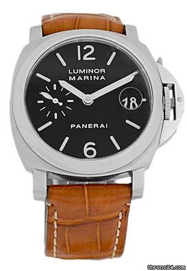 Panerai Gent's Stainless Steel Luminor Marina PAM 48 Strapwatch watches