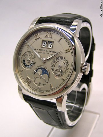 A. Lange & Sohne Langematik Perpetual Platin Ewiger Kalender watches