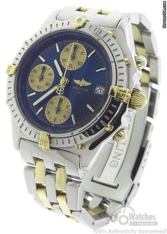 Breitling Chronomat B13050.1 18K Gold & Steel Automatic Chronograph Watch watches