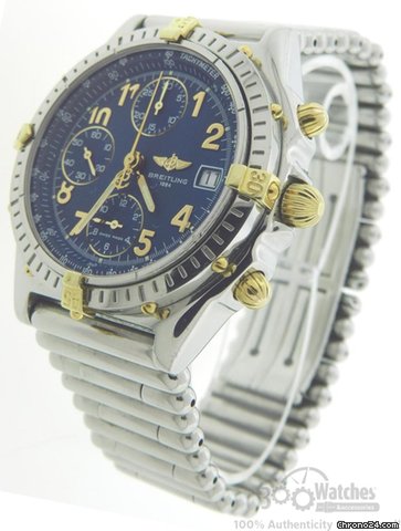 Breitling Chronomat B13050.1 Chronograph Watch with Steel Bullet Bracelet watches