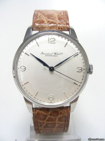 IWC Portugaise cal 89 Classique vintage steel/acier cadran silver dial watches