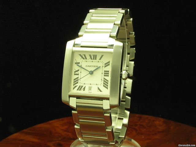 Cartier Tank Francaise Edelstahl Automatic Unisexuhr Inkl. Box watches