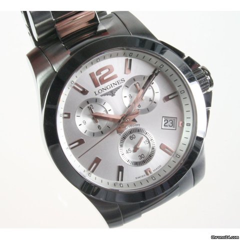 Longines Cunquest Herrenchronograph Edelstahl Ref. L3.660.4 watches