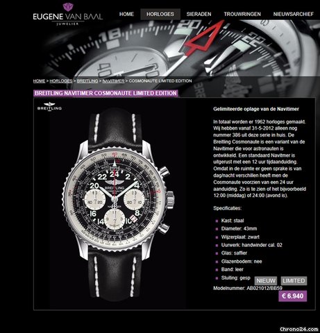 Breitling Cosmonaute watches