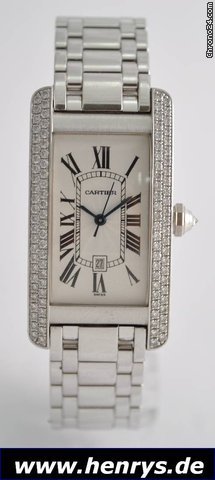 Cartier Tank Americaine Diamonds watches