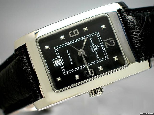 Baume & Mercier " HAMPTON CLASSIC" Automatic Edelstahl/Lederband" watches
