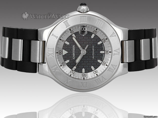 Cartier Must 21 Autoscaph - 37mm Stainless Steel - W10147U2 watches