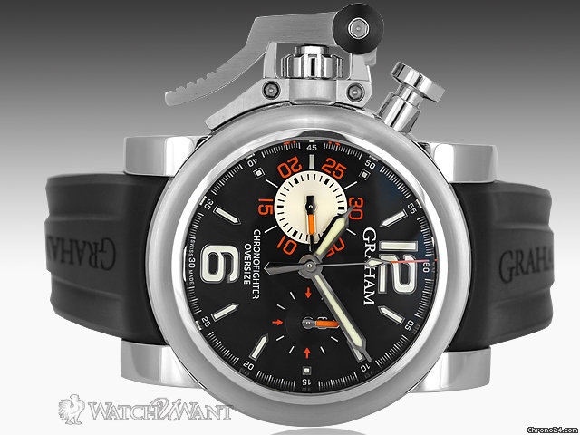 Graham Chronofighter Oversize "Black Ranger" Chronograph - 47mm Stainless Steel - 2OVAS.B07A.K10B watches
