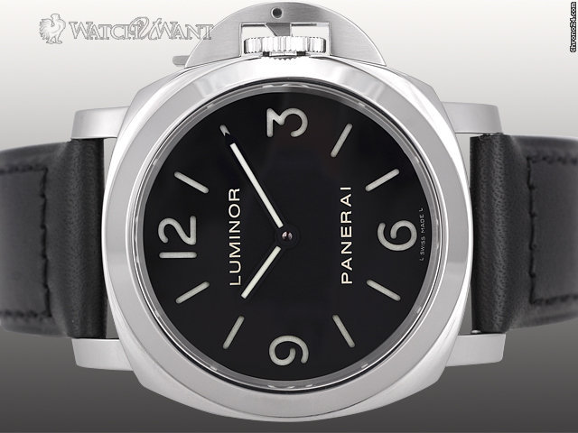 Panerai PAM 112 - Luminor Base 44mm Stainless Steel - Boxes/Papers 100% Complete - Brand New In box watches