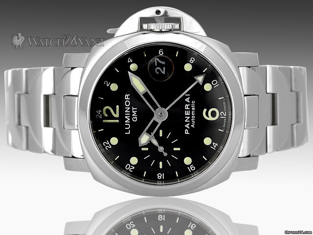 Panerai PAM 160 Luminor GMT - 40mm Stainless Steel watches