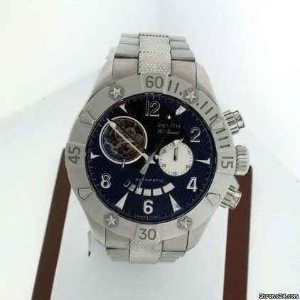 Zenith Defy Classic Open Chronograph 03.0526.4021/21.M526 Pre-owned watches