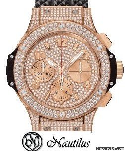 Hublot Big Bang Gold Full Pave /D.S.R. NEW watches